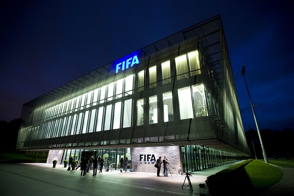 View at the World Soccer Association FIFA's headquaters is seen in Zurich, on October 20, 2010. FIFA has summoned senior Nigerian and Oceanian officials Amos Adamu and Reynald Temarii to a committee meeting on Wednesday which is investigating allegations of votes being sold in World Cup bidding. AFP PHOTO / SEBASTIAN DERUNGS