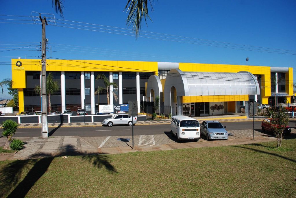 Fachada da reitoria da Unicentro em Guarapuava. Foto: Arquivo da Unicentro
