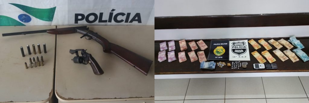 ARMA E DROGA