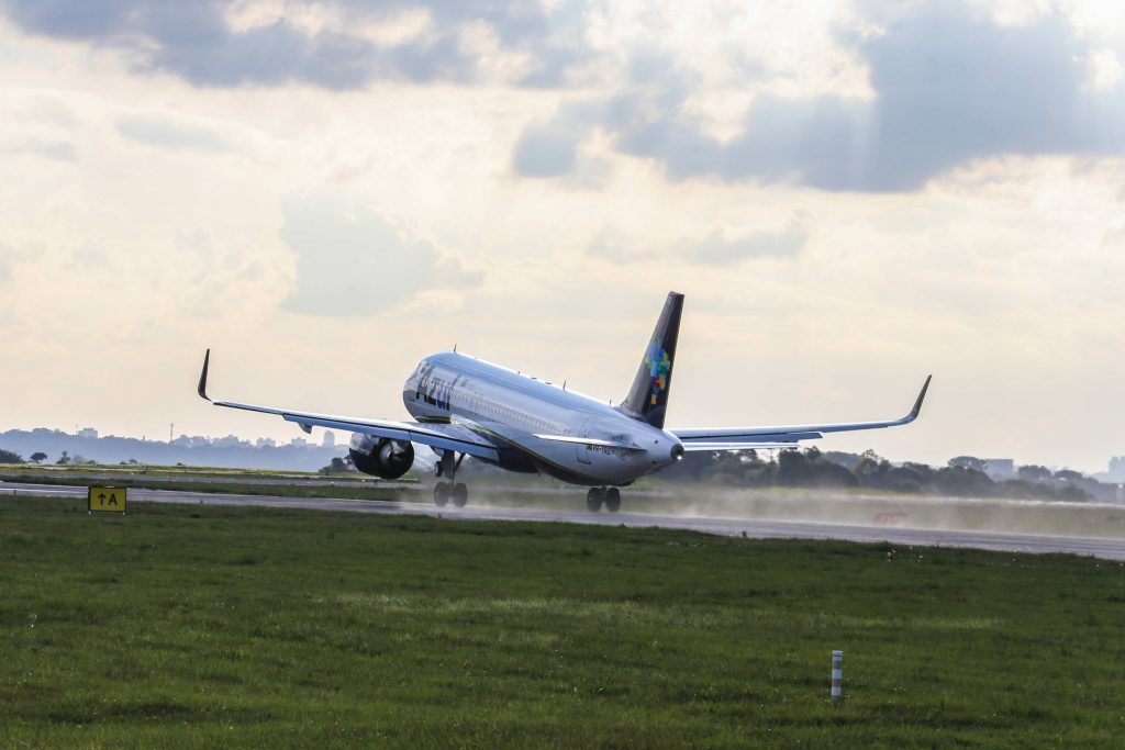 Visita ao terminal Afonso Pena em workshop sobre a malha aérea e a infraestrutura aeroportuária no Paraná nesta sexta-feira (03). Curitiba, 03/05/2019 - Foto: Geraldo Bubniak/ANPr
