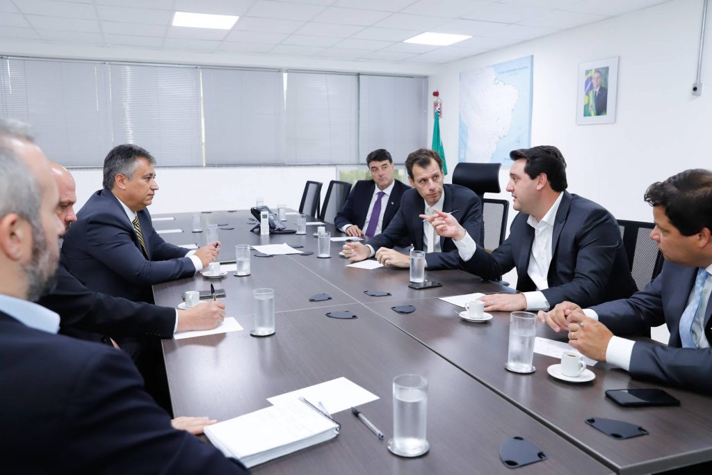 Governador Carlos Massa Ratinho Junior durante reunião na Secretaria Nacional de Aviação Civil - Brasília, 11/02/2020 - Foto: Rodrigo Félix Leal/AEN