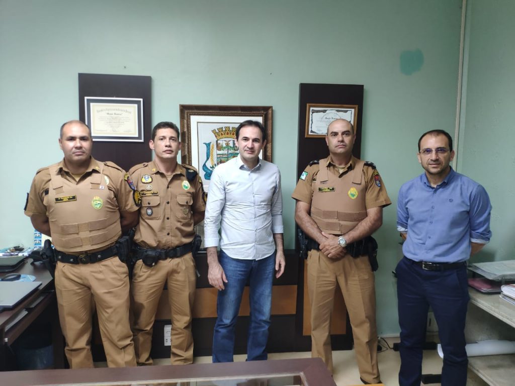 Troca de comando da Polícia Militar foi anunciada essa semana (Foto: Ascom/Prefeitura de Candói)