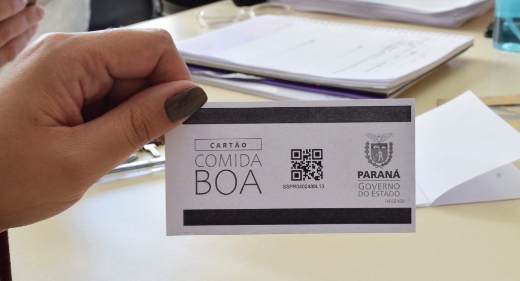O cartão é para as famílias vulnerabilizadas economicamente com a pandemia (Foto: Secom/Prefeitura de Guarapuava)
