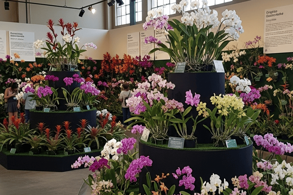 exposição de flor