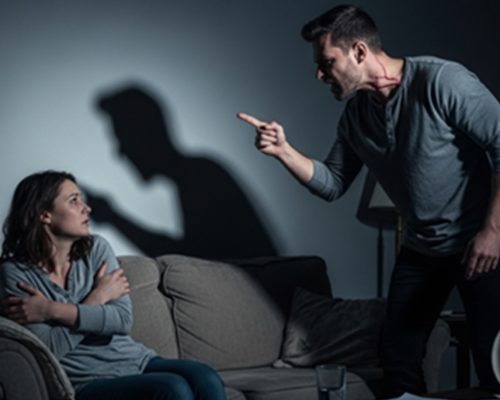 Mulher agredida pelo marido